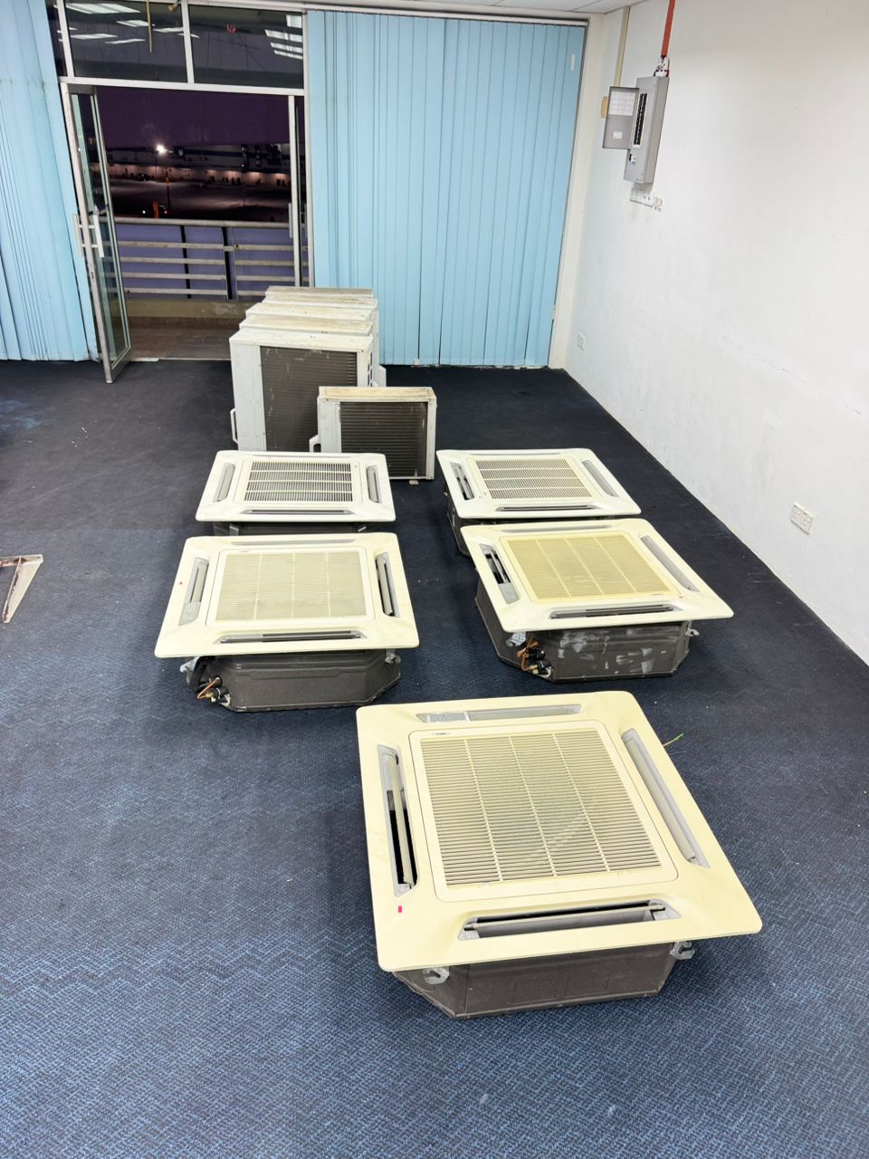 Aircon outdoor compressor units